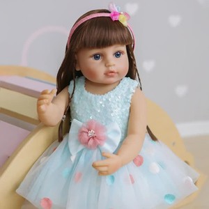 عروسک دختر 55 سانتی مدل Little Baby Girl Doll ZY605719_اسباب بازی